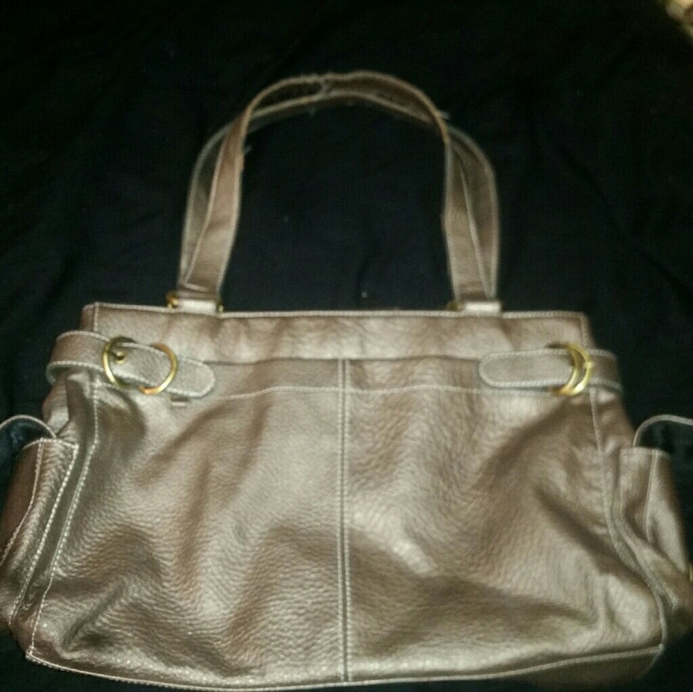 Gold Metallic Tommy Hilfiger handbag