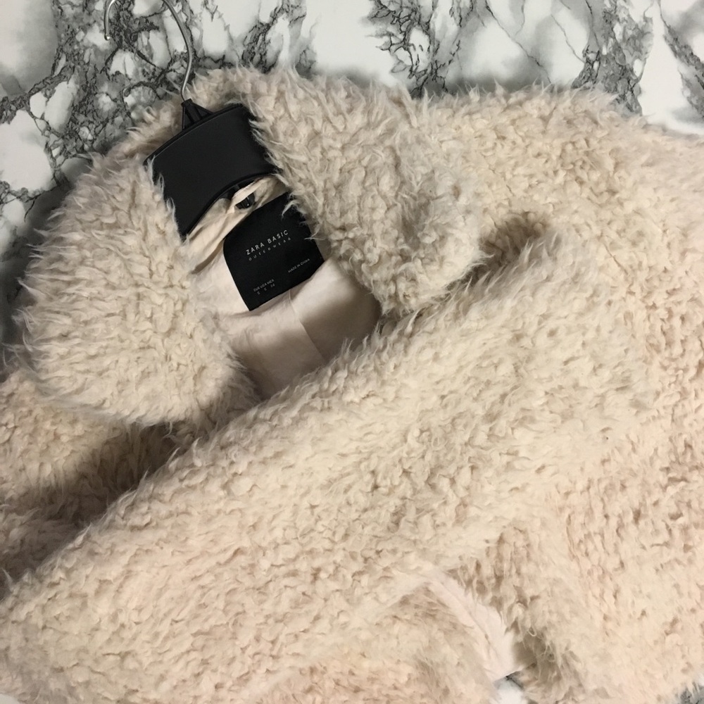 ZARA Faux Shearling Coat