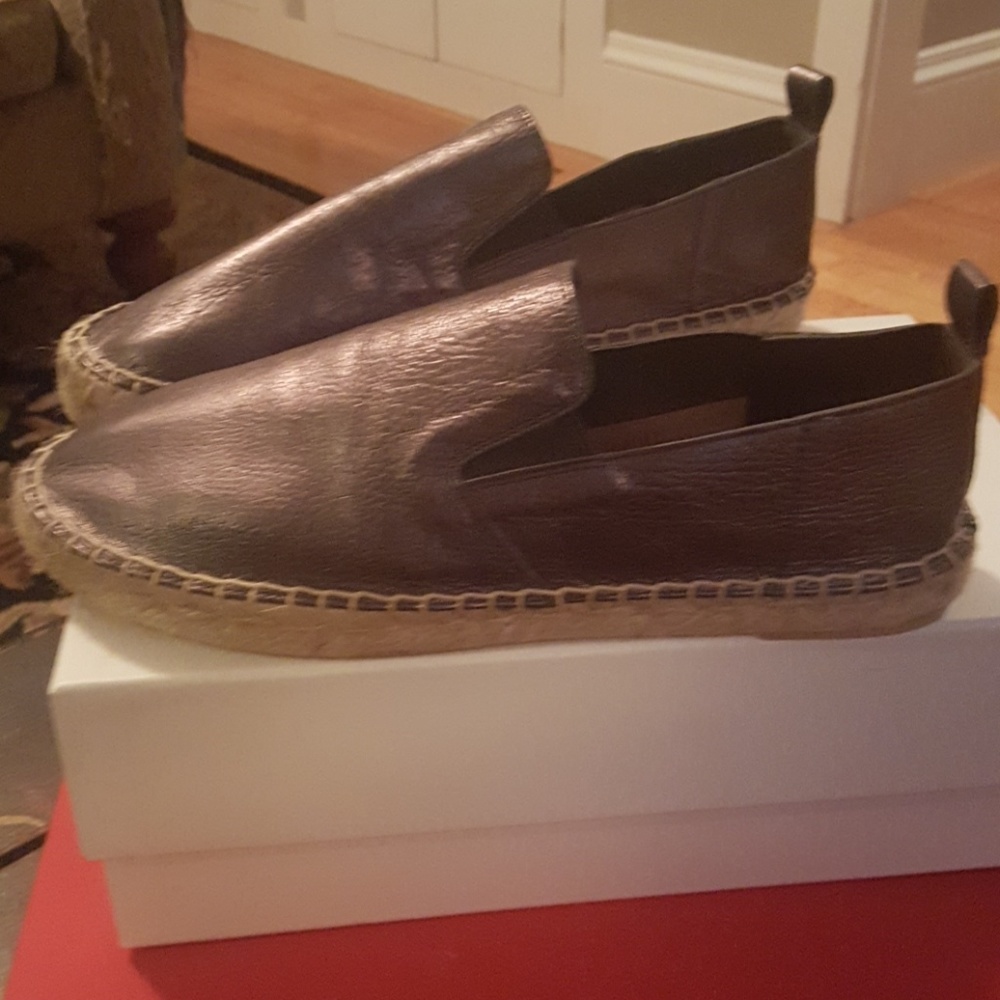 Buttery soft leather espadrills