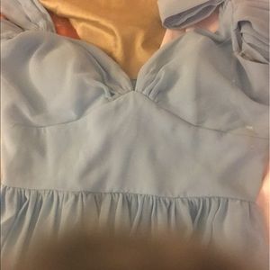 Blue party dress