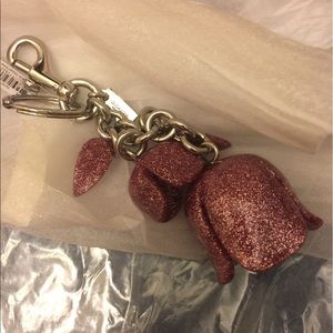 🆕 Coach Pink bag charm or keyring