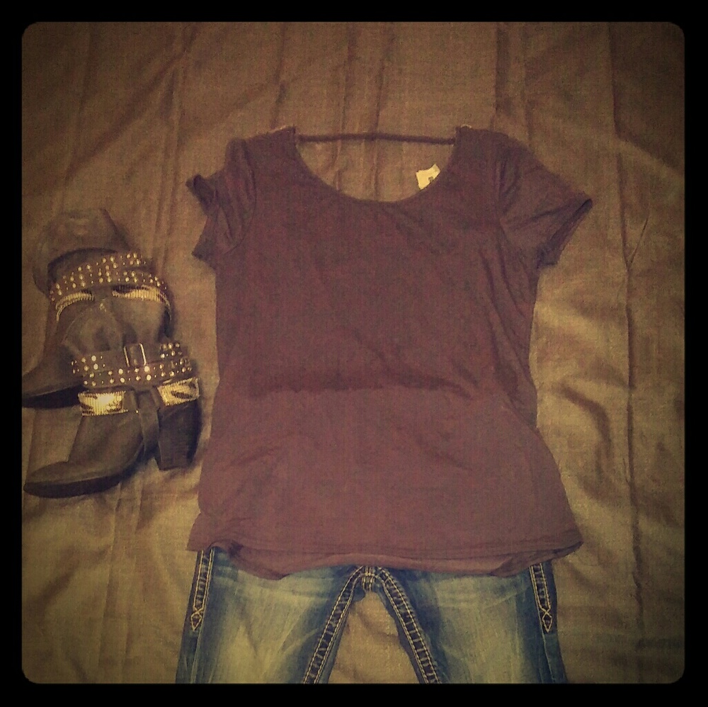 Bke open back Top