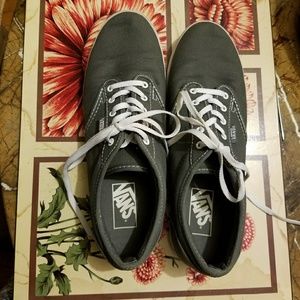 Women's gray Vans