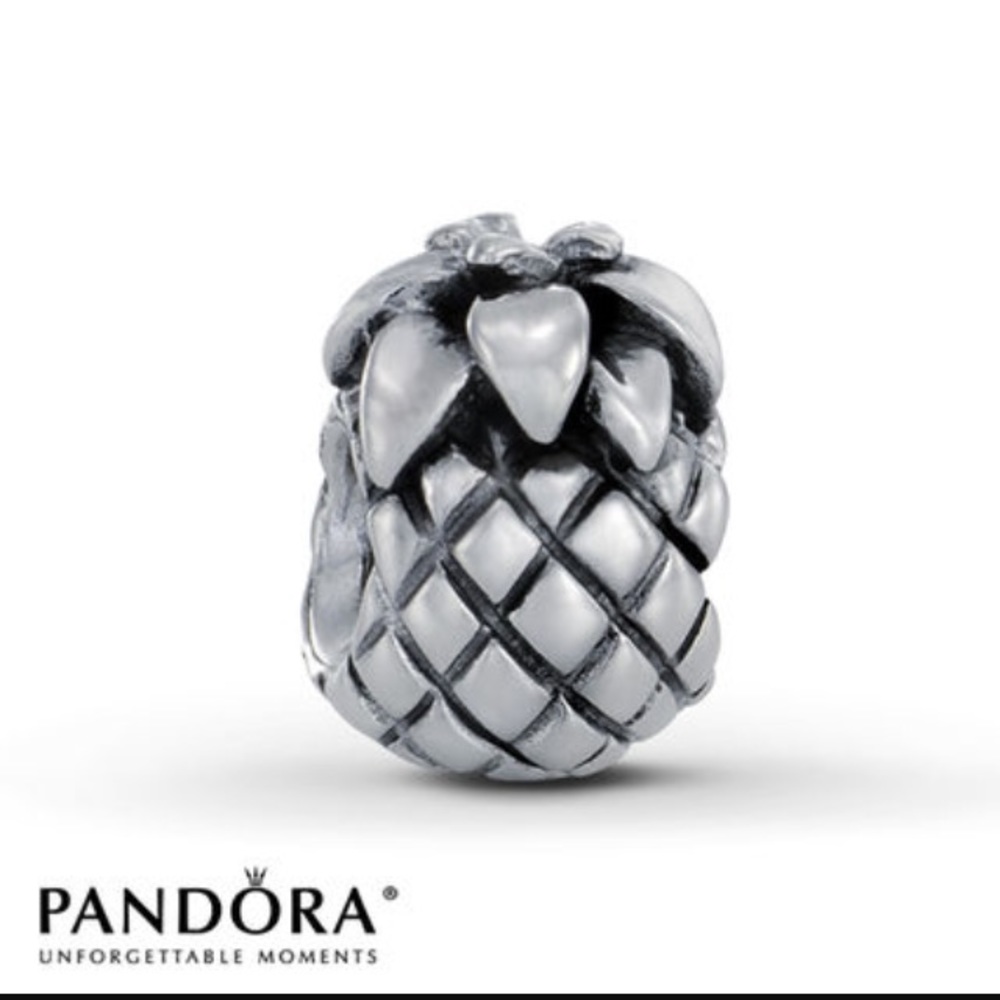 Retired Pandora Silver Pineapple Charm
