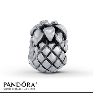 Retired Pandora Silver Pineapple Charm