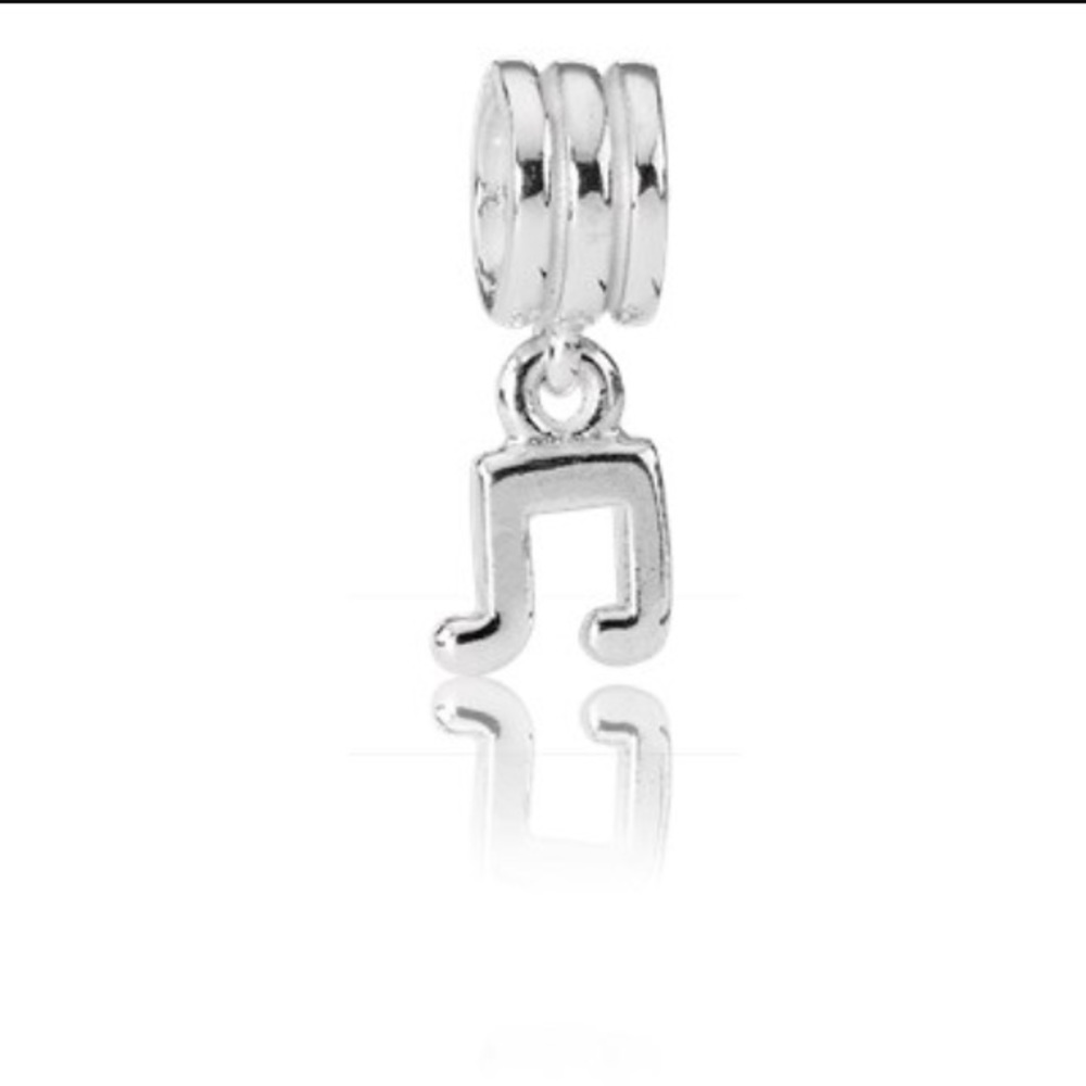Retired Silver Pandora Music Notes Charm