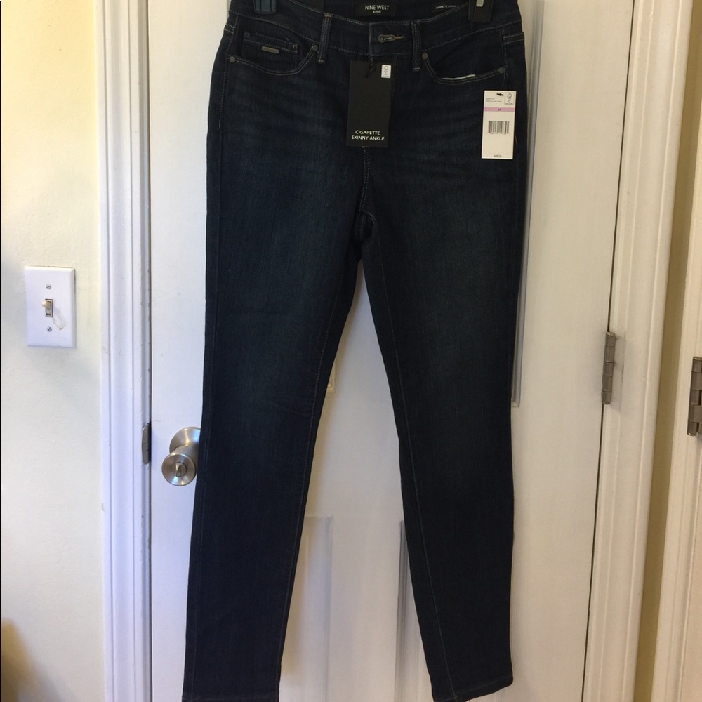 NWT Nine West Cigarette Skinny Jeans Sz 6P