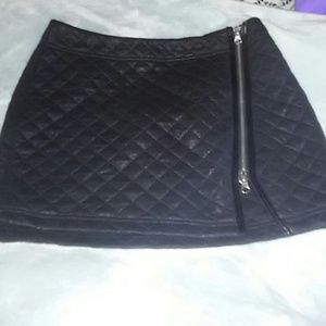 Very cute dual zipper mini skirt size 2