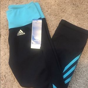 🐬NEW WITH TAGS🐬 Adidas Climalite Capri Tights