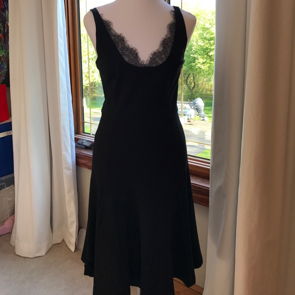 Beautiful knit dress with lace detail!