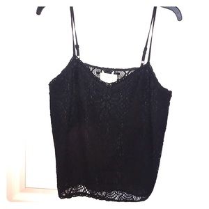 Blank lace tank