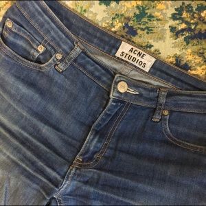 SZ 27 Worn / Broken-In Flex Raw Reform Acne Jeans