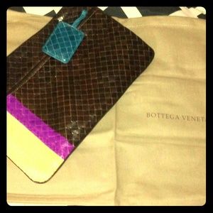 Bottega Veneta woven leather pouch