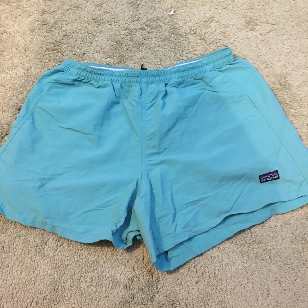 Teal Blue Patagonia Baggies