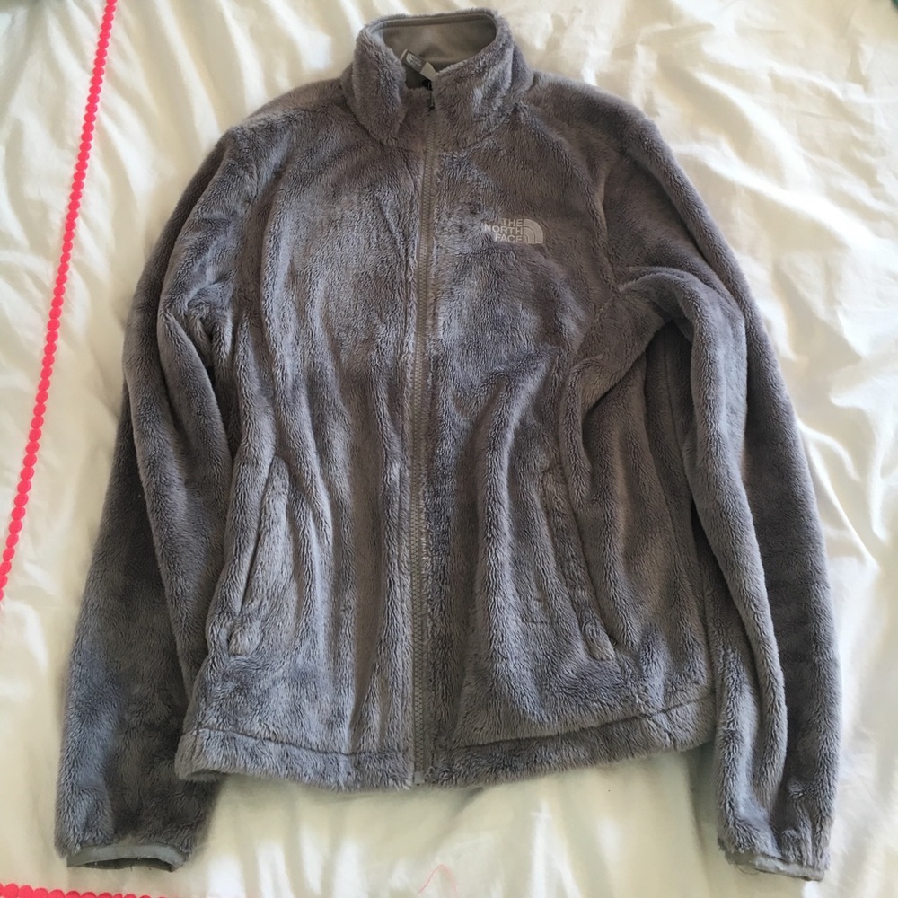 Grey The North Face Osito jacket