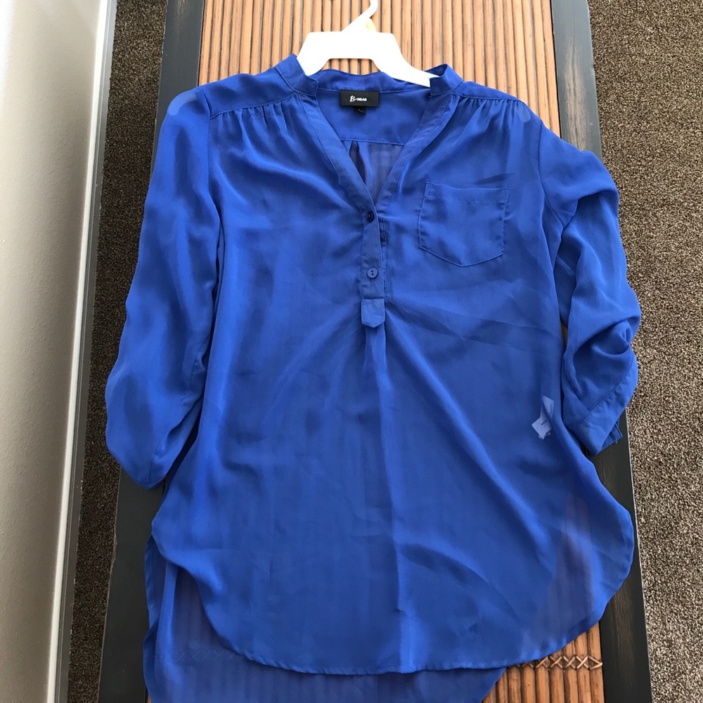 Transparent 3/4 blouse