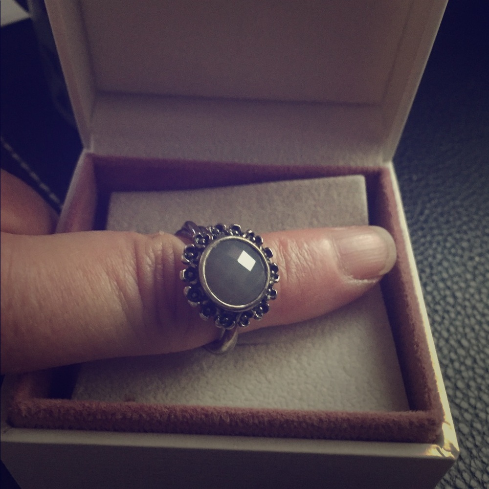 Woman's silver ring