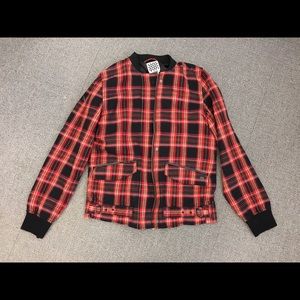 VANS women's plaid varsity jacket size small