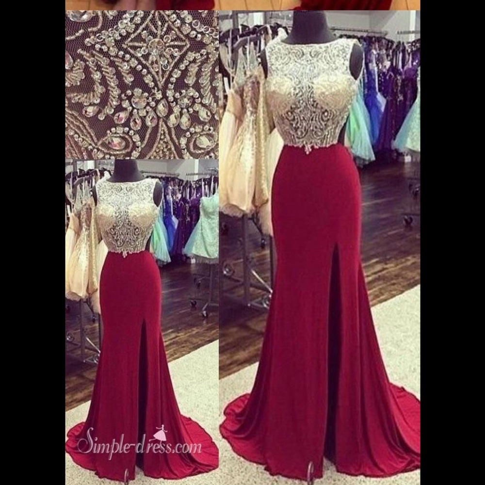 ✨Cassandra stone Macduggal gorgeous red prom dress
