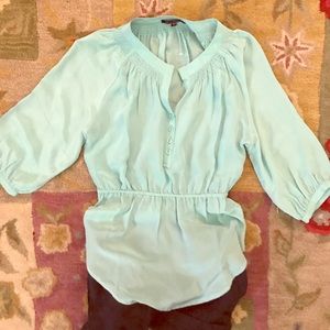 Velvet and heart all silk blouse