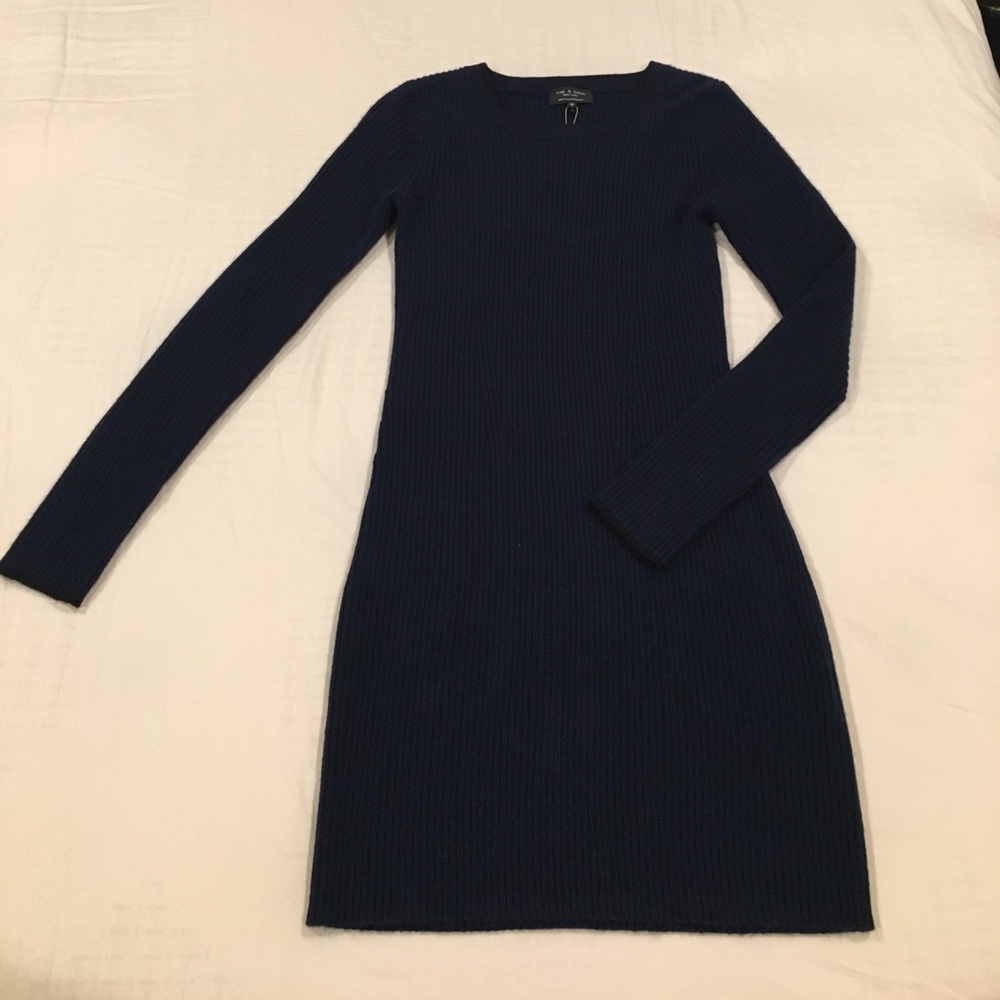 NWT Rag & bones 100% cashmere sweater dress.