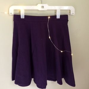 Dark Purple Skater Skirt
