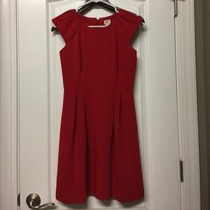 Red Ann Taylor Loft dress