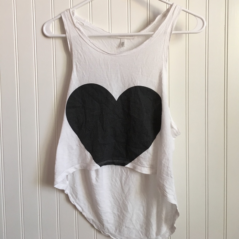 Cropped Heart Tank