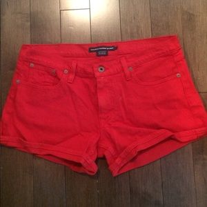 Ralph Lauren red denim shorts size 30