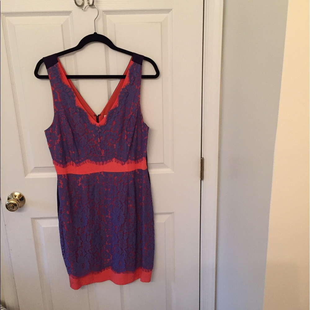 Special Occasion dress. Lace overlay size Large