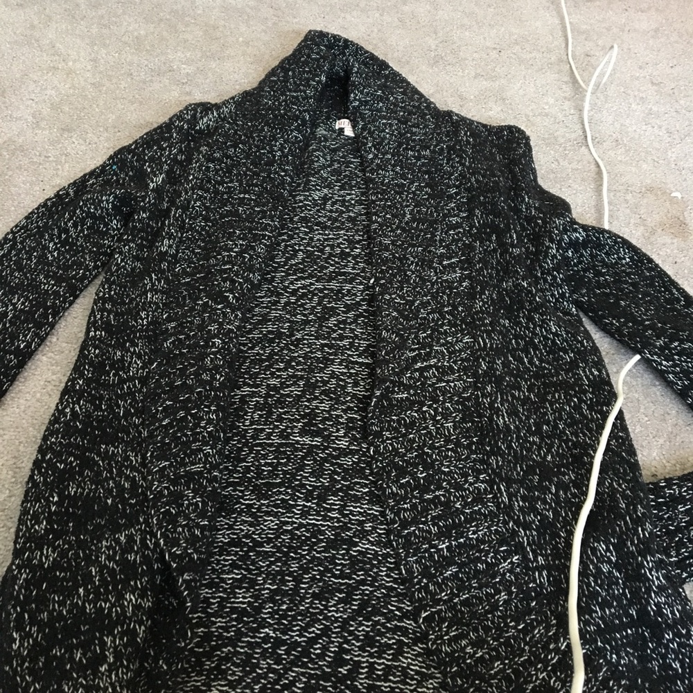 Black and white sweater