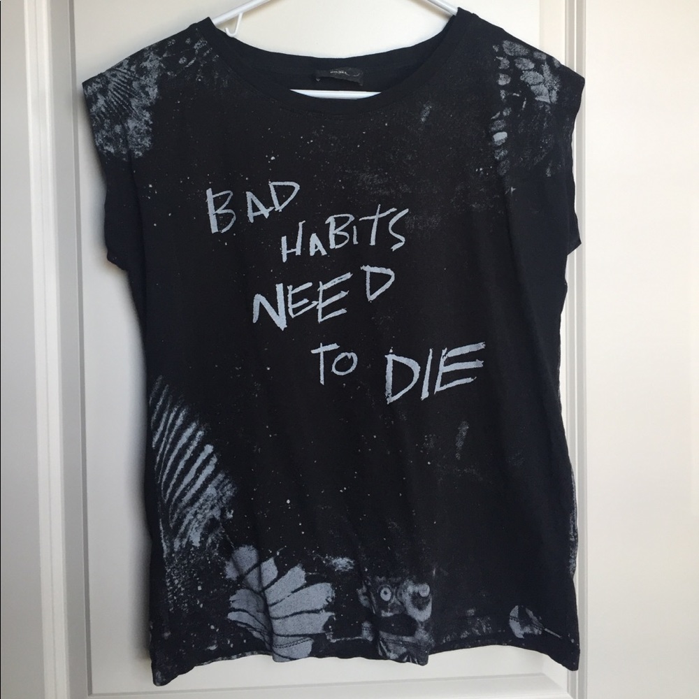 Diesel bad habits need to die t-shirt