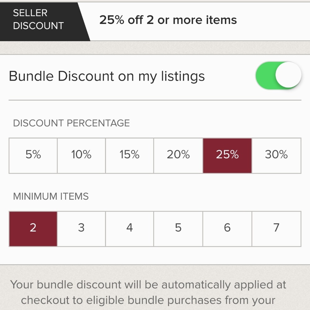 Discounts have gone up