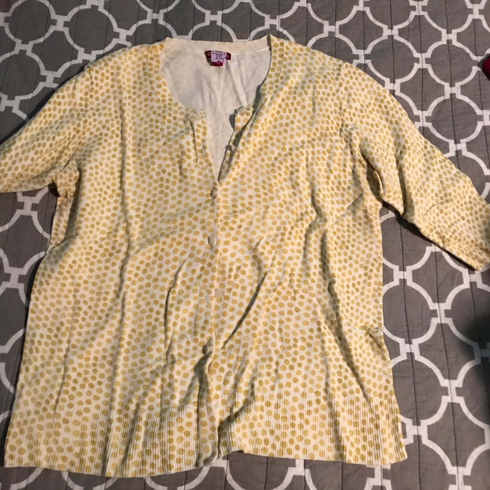 Merona dotted cardigan, XXL