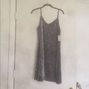 Velvet camp dress