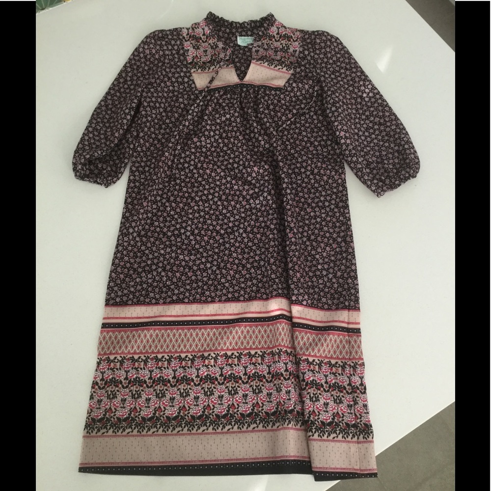 VINTAGE HIPPIE DRESS one of a kind SZ S