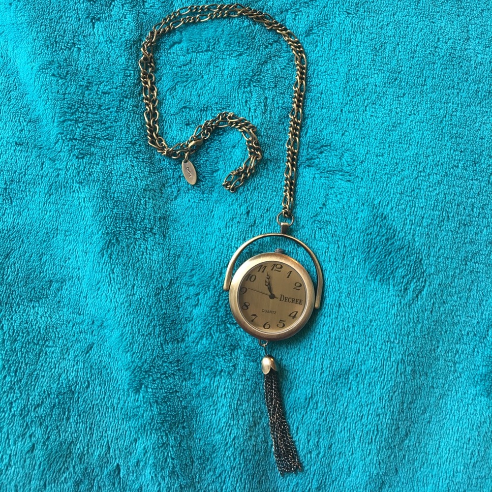 Watch necklace