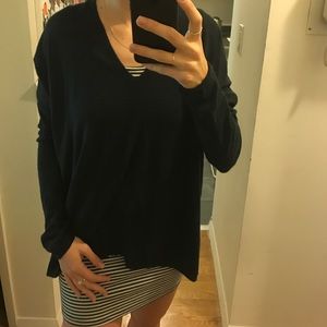 Vince Cashmere Navy Sweater