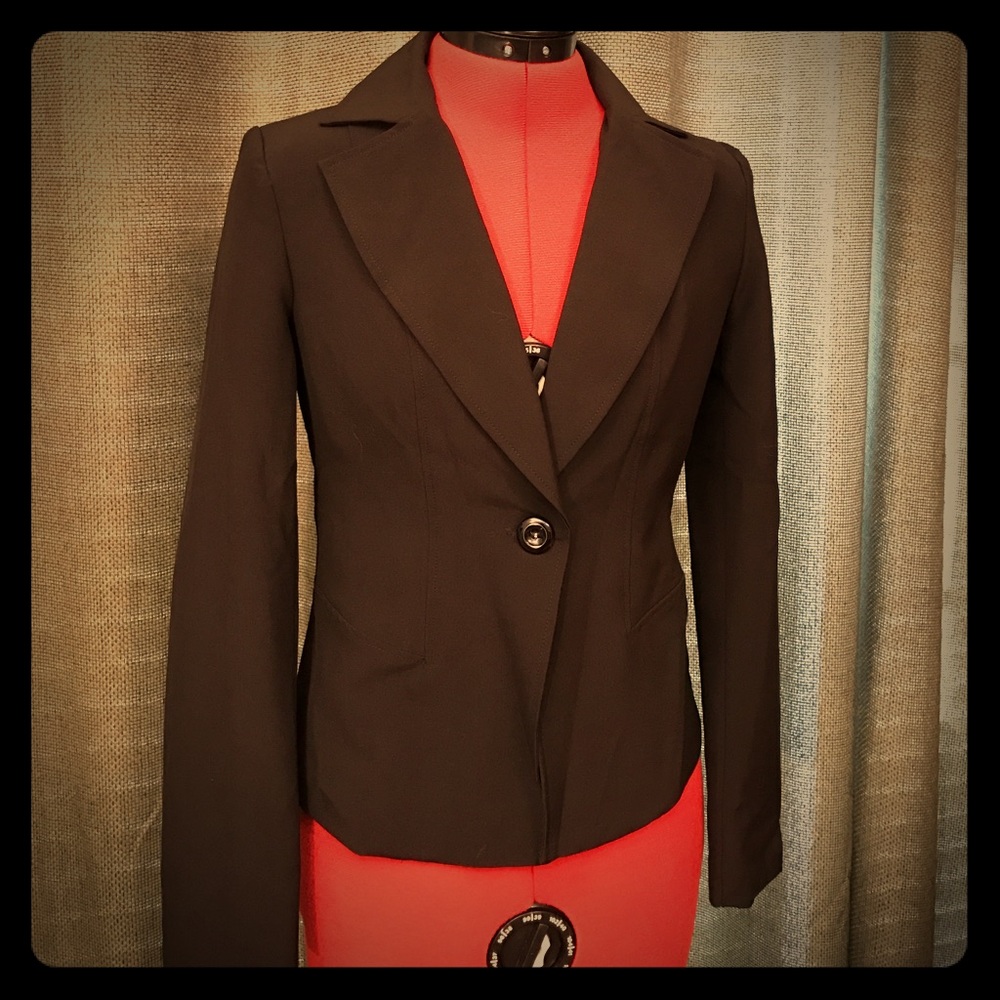 BNWT Grass Collection Black Blazer Jacket