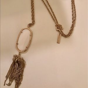 Kendra Scott Rayne Necklace in White Pearl