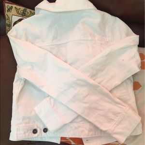 White jean jacket