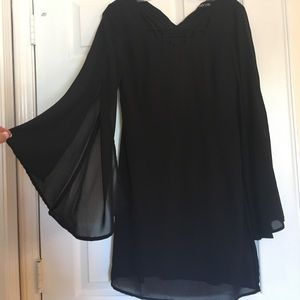 Black long sleeve dress
