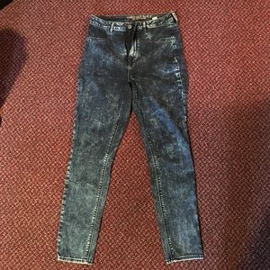 American Eagle Acid Washed High-Waisted Jeggings