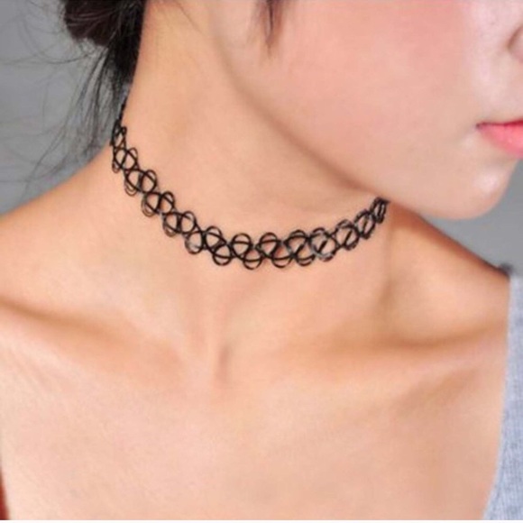 90's Baby Elastic Stretch Choker - Picture 2 of 3