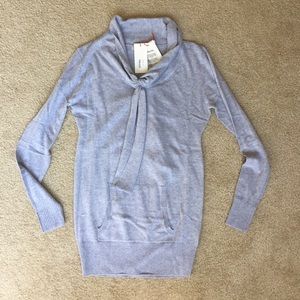 Light blue cotton maternity sweater size S