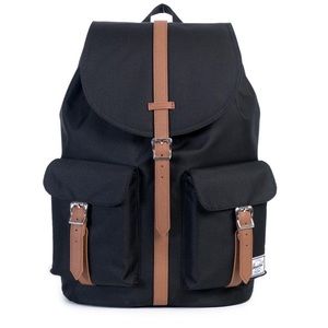 NWT HERSCHEL DAWSON BACKPACK BLACK/TAN