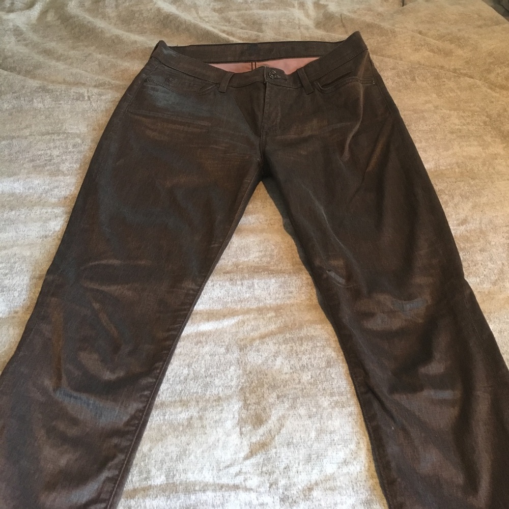 7 For All Mankind Dark Brown Pants Size 30