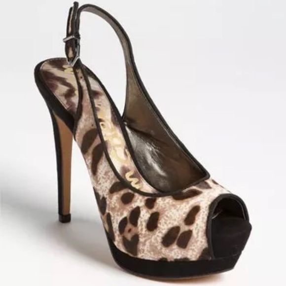 Sam Edelman Shoes - NEW Sam Edelman 6 Leopard Penelope Platform Pumps