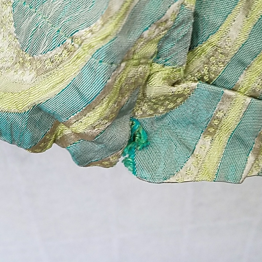 Eight-sixty Blue/green/white light summer tank top mini dress. Size M. - Picture 2 of 3