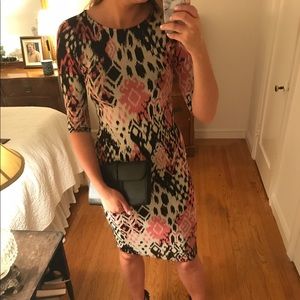 Print Midi Bodycon Dress